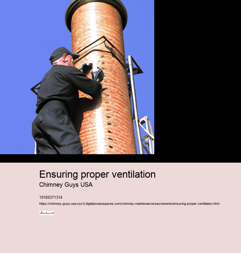 Ensuring proper ventilation