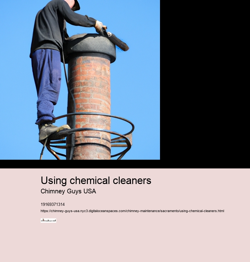 Using chemical cleaners